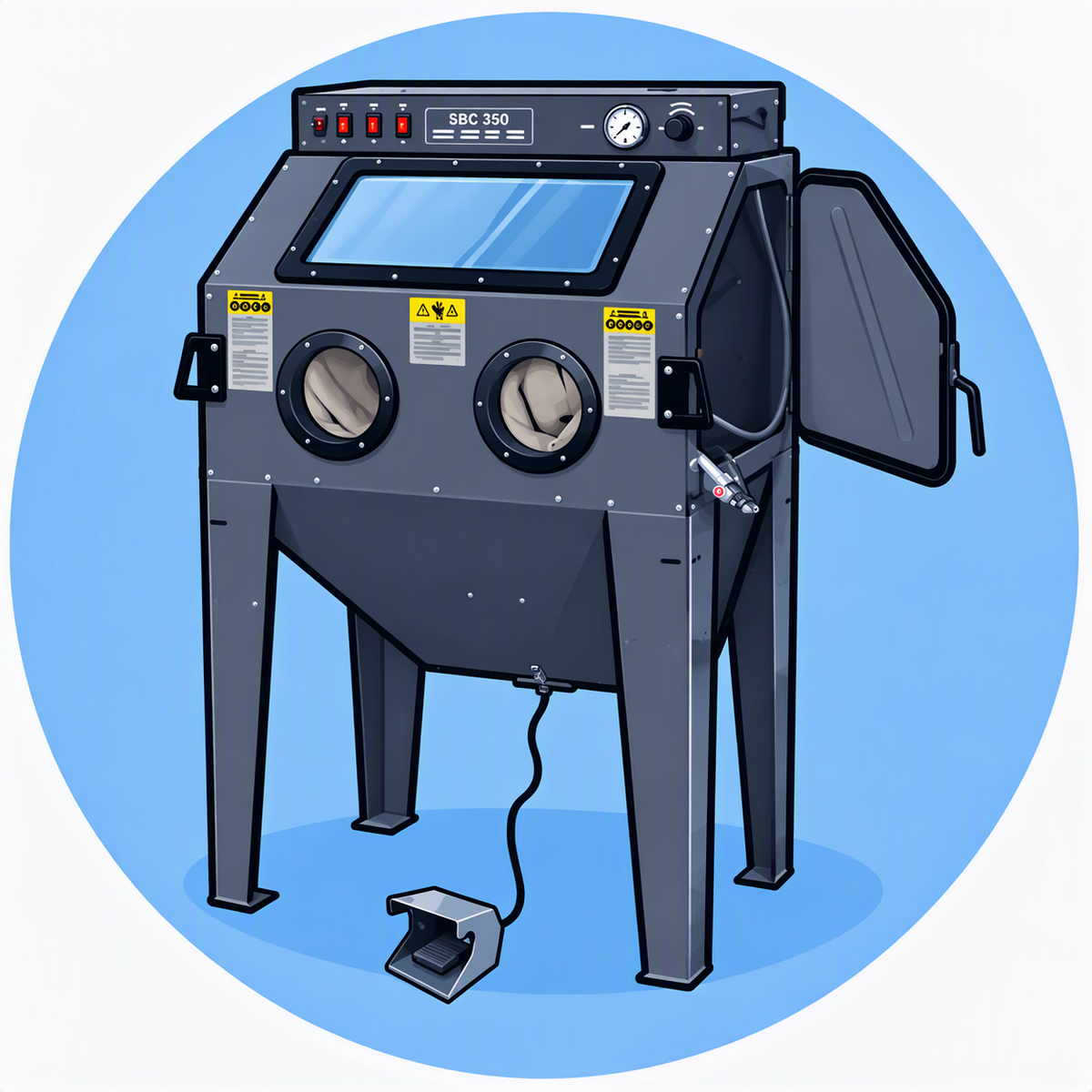 Industrial Blasting Machines + parts